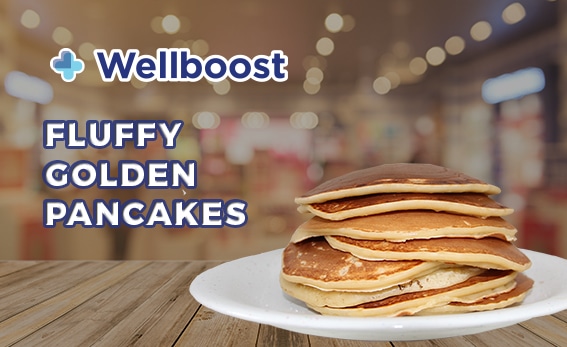 Wellboost Fluffy Golden Pancakes