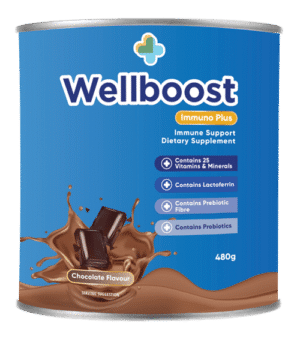 Wellboost-Immuno-Plus-Chocolate 480g Immune Support Dietary Supplement
