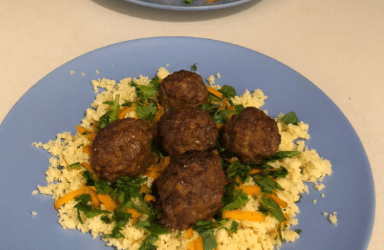 Moroccan Meatballs with Couscous